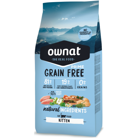 OWNAT GRAIN FREE PRIME KITTEN