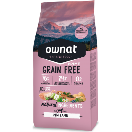 OWNAT GRAIN FREE PRIME MINI LAMB