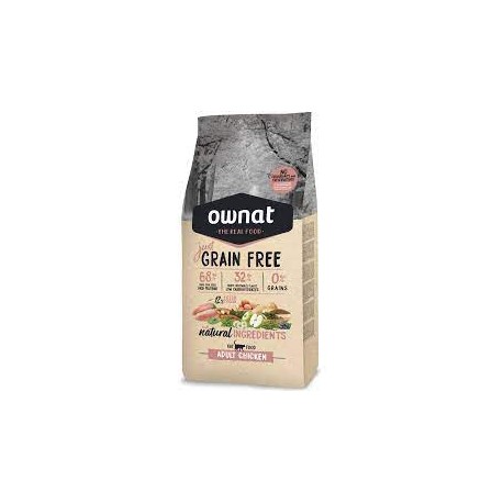 OWNAT JUST GRAIN FREE GATO ADULT CHICKEN 8KG