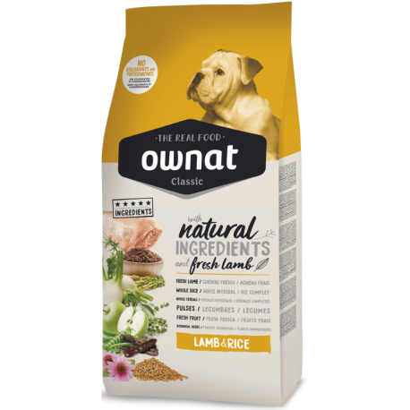 OWNAT CLASSIC LAMB RICE 4KG 